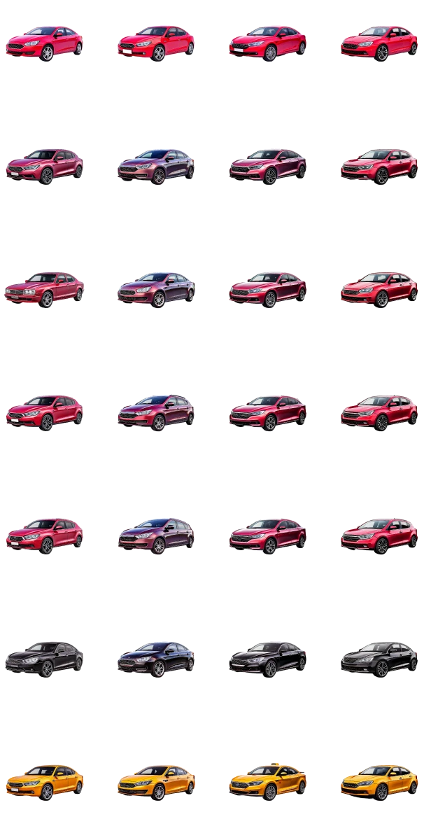 Single-subject car iteration sheet